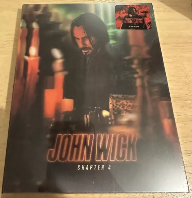 John Wick 4 Novamedia Steelbook, Lenticular O-Ring, Exclusive Artwork, Blu-Ray