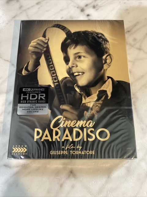Cinema Paradiso - 4K Ultra HD Blu-ray - Arrow Special Edition- W/ Rare Slipcover