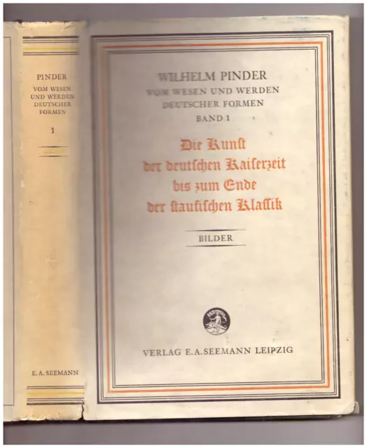 WILHELM PINDER Die Kunst der deutschen Kaiserzeit - Bildband 1943