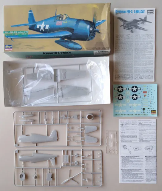 Maquette Hasegawa Grumman F6F-3 5 Hellcat 1/72