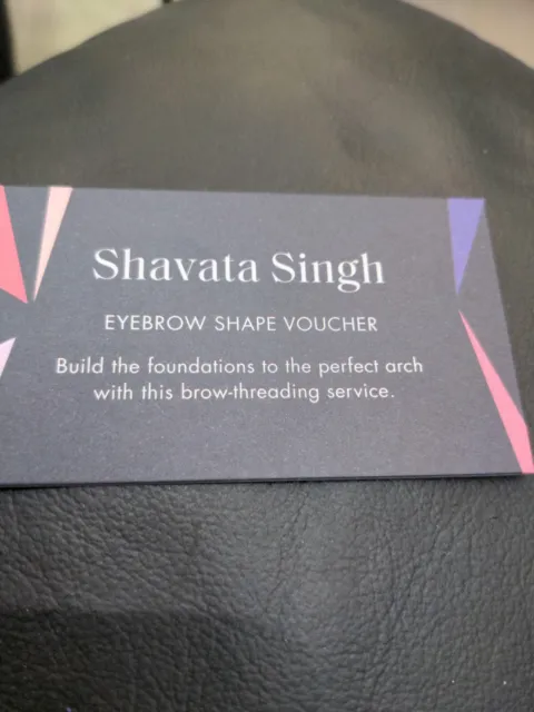 Shavata Singh Brow Shape Treatment Voucher at Harvey Nichols Jan - June 2024