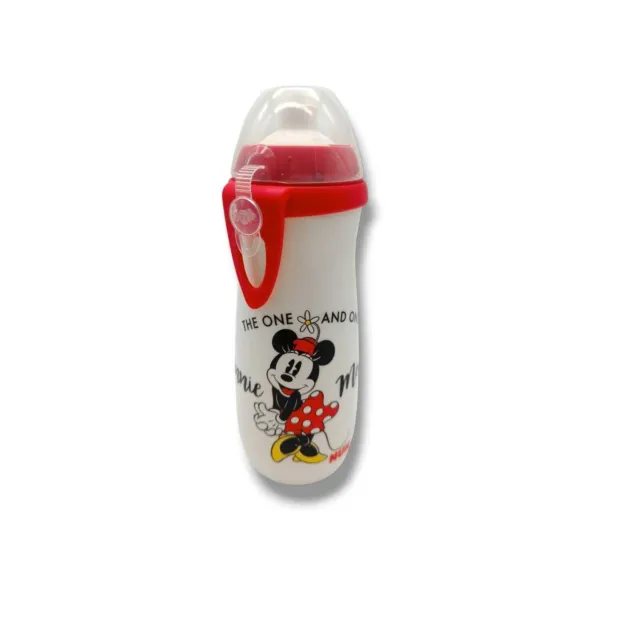 NUK Disney Mickey Mouse Sports Cup Trinkflasche  Minnie Maus 36 Monate+