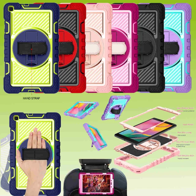 Für Tablets 360 Grad Rotation Outdoor Hybrid Tasche Etuis Cover Hülle Case Neu