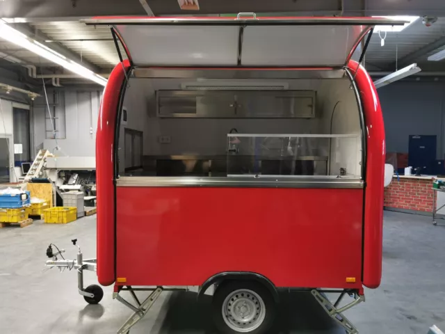 Retro Food Trailer,Verkaufswagen,Verkaufsanhänger, Imbisswagen,Food Truck,750kg