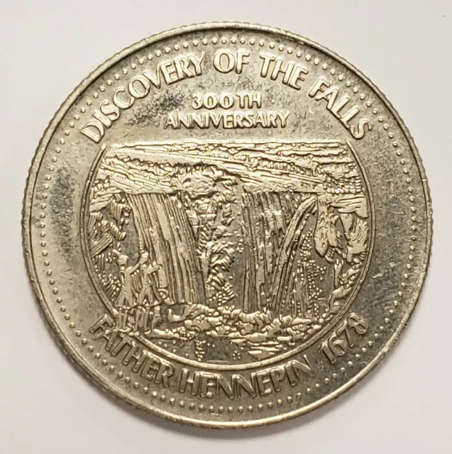 Token - 1978 $1 Trade Dollar - Father Hennepin - Niagara Falls Canada - Z3758