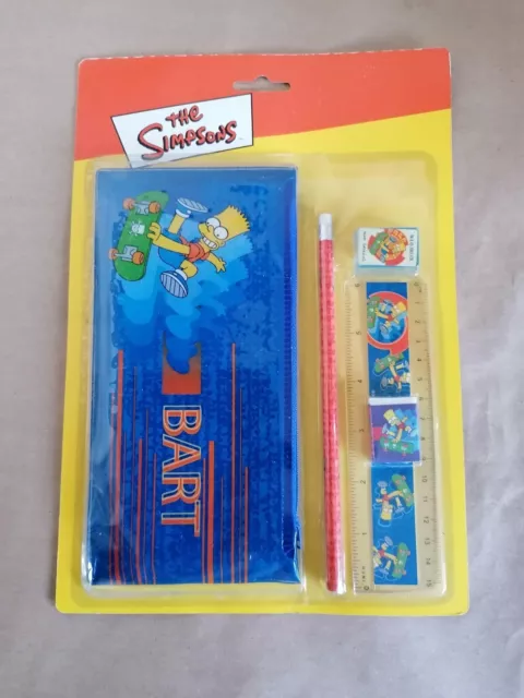 Die Simpsons Bleistiftetui Briefpapier Set
