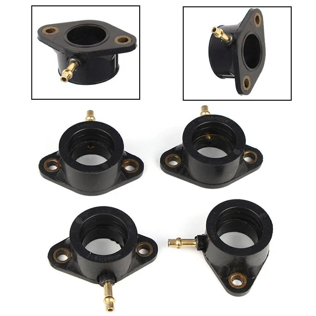 Intake Manifold Boot Carburetor Adapter For Kawasaki KZ1000 LTD &KZ1100 GPZ