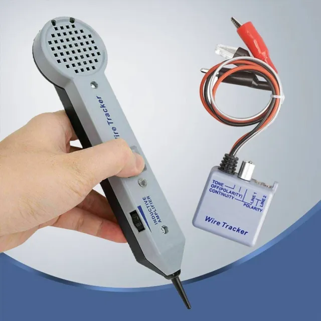 Traceur Cable, MS6812 Détecteur de Cable électrique, Traceur de Câble  Portable,Testeur de Câble Téléphonique pour