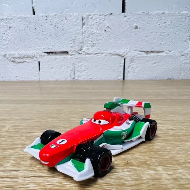 Disney Pixar Diecast Metal Cars 2 Francesco Bernoulli F1 Formula Race Car