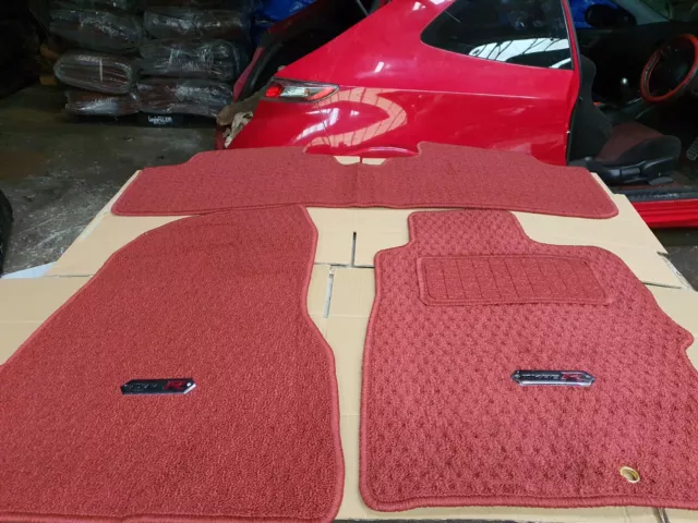 Jdm style HONDA CIVIC TYPE R EP3 2001 - 2005 CARPET MATS FRONT AND REAR