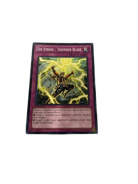 Yu-Gi-Oh! TCG Six Strike - Thunder Blast Structure Deck: Samurai Warlords...
