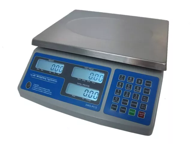 SWS-PCS-Series 60 Lb NTEP Legal For Trade Price Digital Computing Scale