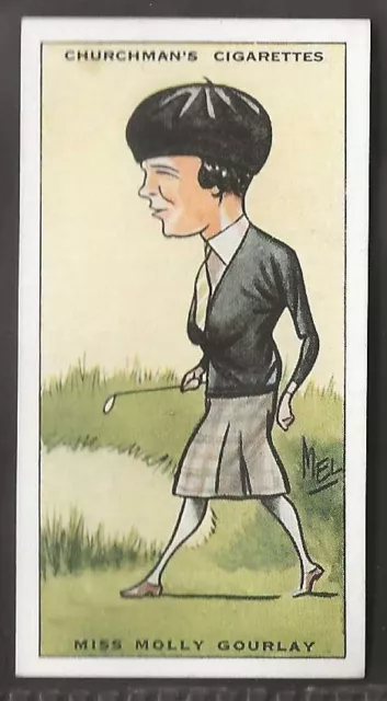 Churchman-Prominent Golfers 1931 (Standard Size)-#15- Miss Molly Gourlay