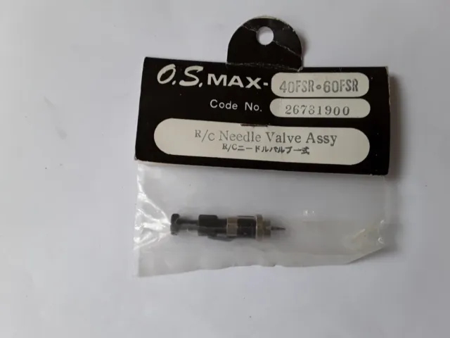 Os Max40-60 Fsr R/C Needle Valve Assembly  New Old Stock / Glow Engine Spare