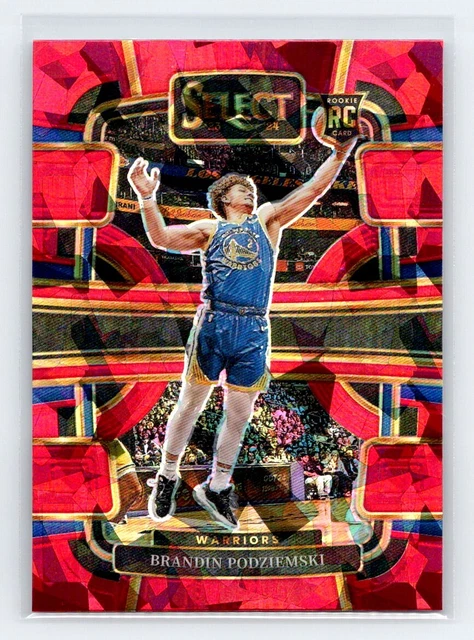 BRANDIN PODZIEMSKI 2023-24 Panini Select #93 Concours Red Ice Prizm EUR