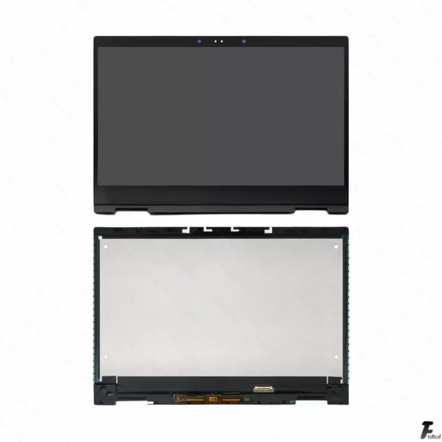 FHD LCD Touchscreen Digitizer Display + Rahmen für HP Envy X360 13-ag0001ng