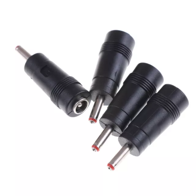 4PCS DC Power 3.5x1.35mm Male to 5.5x2.1mm Female Adapter Connectors -7H