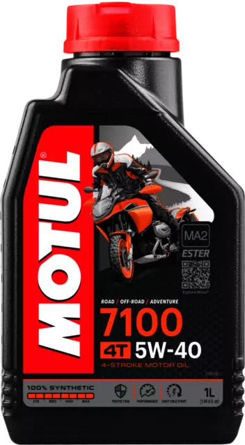 Motul Huile Lubrifiante 4T 7100 5W40 4T 1L