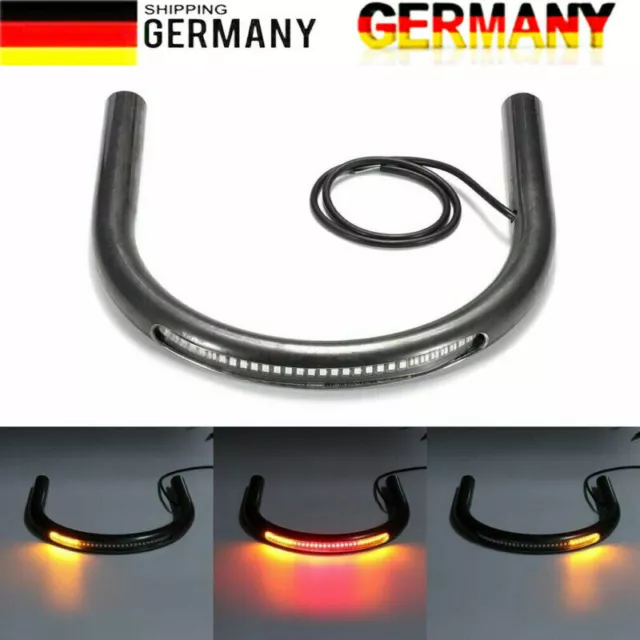 LED-Licht Cafe Racer Frame Heckrahmen Hoop Loop Für Honda CB CL Yamaha Suzuki DE