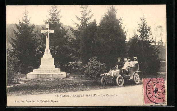 CPA Longueil-Sainte-Marie, Le Calvaire