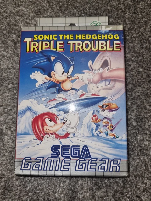 Jeu SEGA Game Gear SONIC The Hedgehog Triple Trouble - Version TBE (Très Bon Etat) - Jeu Rétro Collection