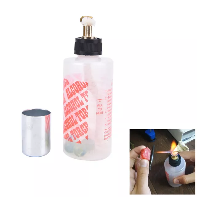 Dental Lab Dentistry Denture Empty Plastic Alcohol Torch Alcohol Bot-AY