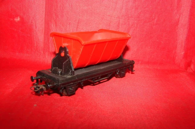 Ancien Wagon Hornby O Mc Alpine Des Années 1923 - Benne Basculante En Tôle - Longueur 13cm - Bon état Général