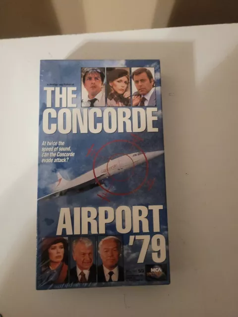 THE CONCORDE AIRPORT '79 VHS Robert Wagner, Eddie Albert, Sylvia ...