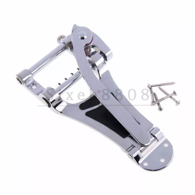 Tremolo Vibrato Bridge Tailpiece Hollow body Archtop for Les Paul Guitar Chorme