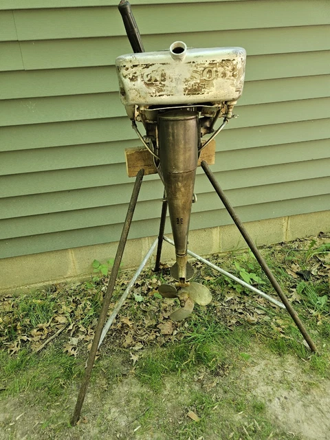 1933 Johnson OA-65 3.3HP Antique Outboard Boat Motor Turns Over 1933 Johnson OA-65 3.3HP Antique Outboard Boat Motor Turns Over