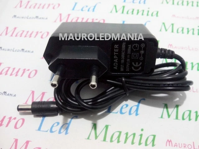 Alimentatore Trasformatore 24V 6W IP67 - Per Luci LED Natalizie E Decorazioni Festive, Spina UE, Per Interni Ed Esterni