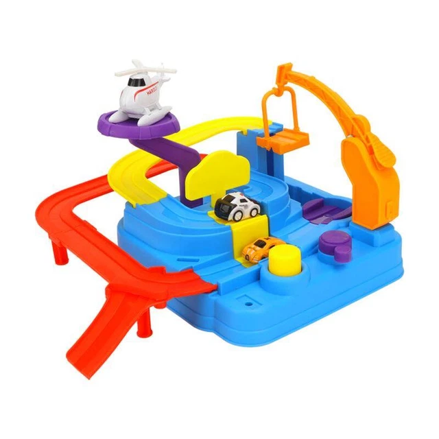 DIY Educational Car Adventure Toy - Unique Color Race Track for Boys