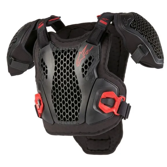 protezione alpinestars BIONIC ACTION YOUTH CHEST PROTECTOR BLACK RED