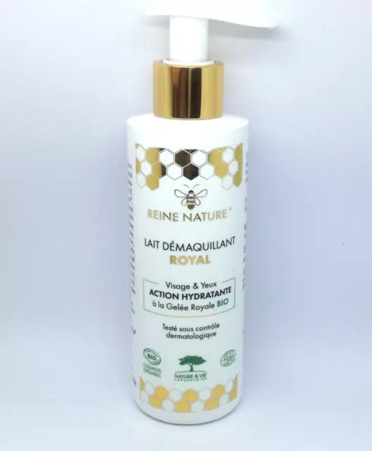 NATURE & VIE LAIT DEMAQUILLANT ROYAL 200ML visage et yeux