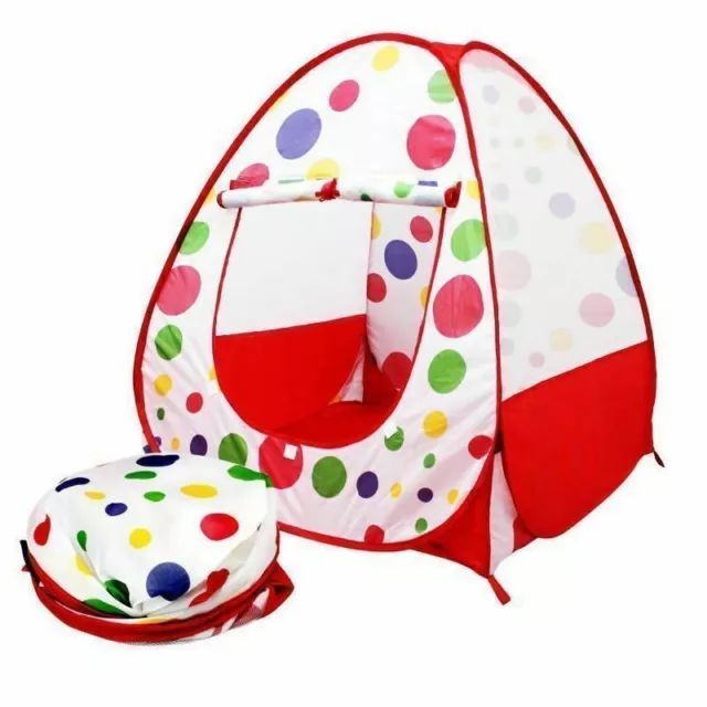 Childrens Toddler Kids Camping Ball Pit Pop Up Tent Role-Play House In /Outdoor