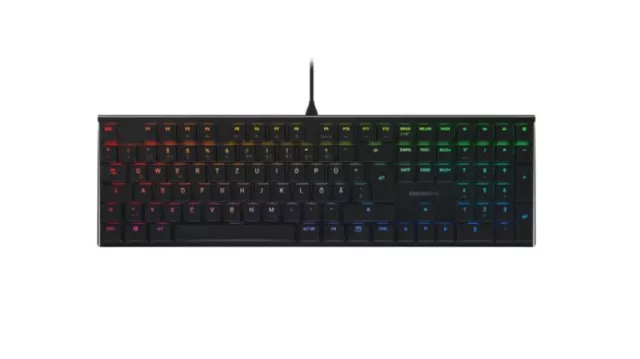 Outlet Cherry TAS MX 10.0N RGB DE Layout Gaming Tastatur Keyboard