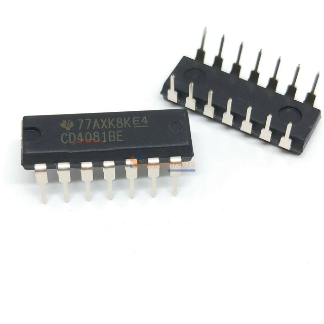 10 Stück CD4081BE IC - DIP-14 Logik Gatter Bauteile