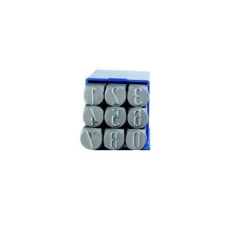 Gravurem 3mm Number  Metal Stamps - 9-pieces