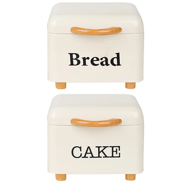 Lot De 3 Boîtes De Rangement Cuisine Nicola Spring - Porcelaine Orange Motif Cuisine