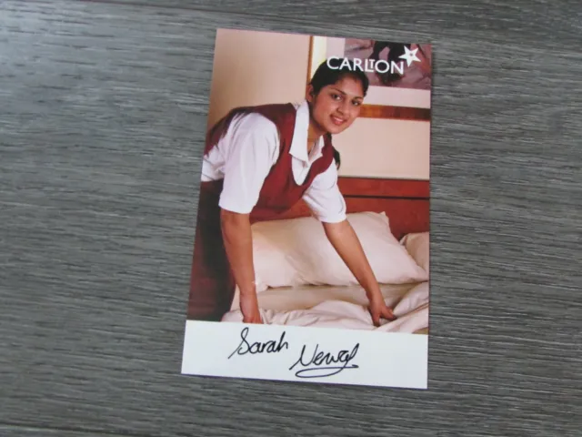 Sarah Nerwall Original Hand Signed Crossroads Promotional Cast Card Photo