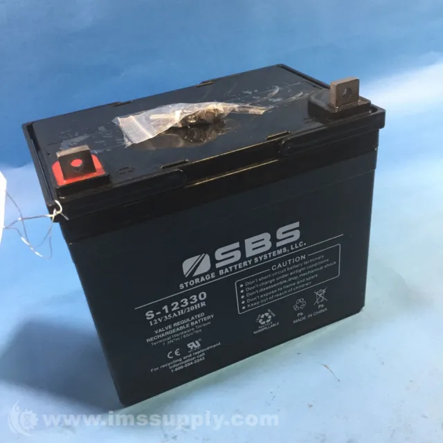 SBS S-12330 Replacement Sealed Lead Acid Battery 12V  FNIP