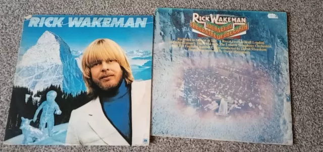 RICK WAKEMAN - RHAPSODIES  And Journey To The Centre Of The Earth Vinyl Lps