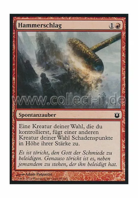 Magic MTG Kinder der Götter 93 Hammerschlag