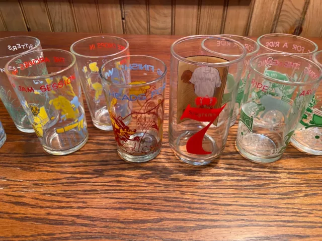 Welches Flintstones and Archie Jelly Glasses- Seagram's 7 Glasses 3