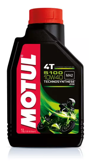 MOTUL 5100 4T 10W 40 Huile de Moteur Moto 4 Temps Sh Sj Sl Sm Jaso 510 2T 10W-40