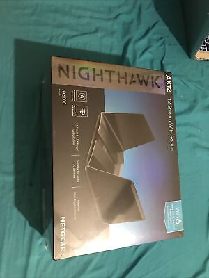 NETGEAR Nighthawk AX 12 porte router Wi-Fi 6 porte 1000 Mbps (RAX120100EUS)