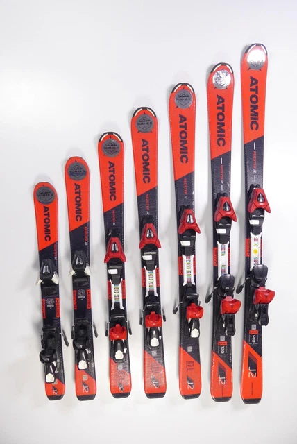 ATOMIC Redster J2 Kinder-Ski Längen 140/130/120/110/100/90/80/70 inkl. Bindun...