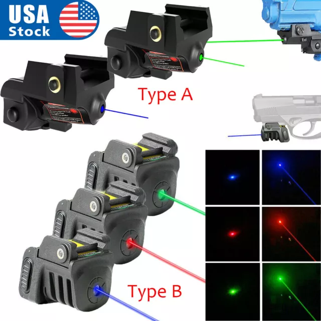 Rechargeable Green Blue Red Dot Laser Sight For Glock 17 19 20 22 Taurus G2C G3C