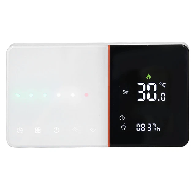 AEUN LCD Thermostat Built-in Ultra Thin Panel Digital Thermostat Timing