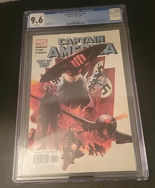 2005 Captain America #6 CGC 9.6 1st Appearance of Winter Soldier Marvel Comic